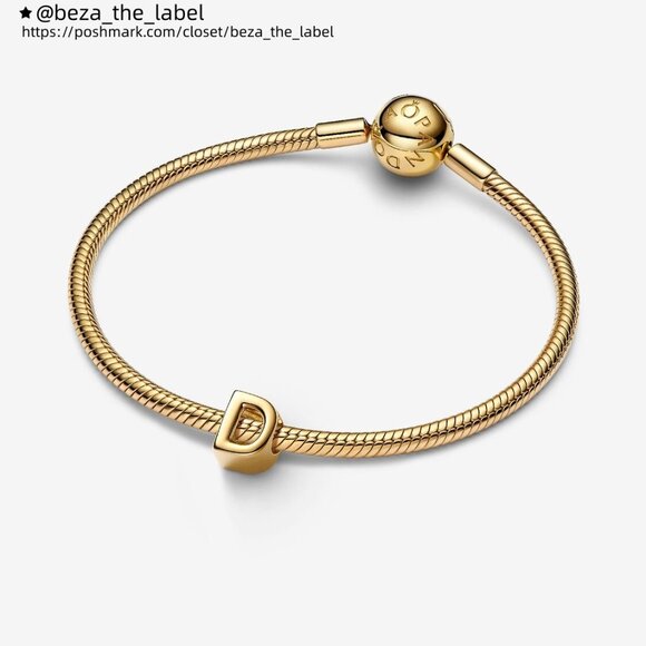 Pandora Letter D Alphabet Charm - Picture 3 of 5